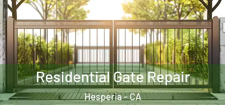 Residential Gate Repair Hesperia - CA